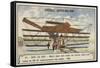 Maxim's Unsuccessful Flying Machine with 100 Hp Engine, 1890-null-Framed Stretched Canvas