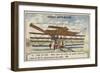 Maxim's Unsuccessful Flying Machine with 100 Hp Engine, 1890-null-Framed Giclee Print