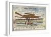 Maxim's Unsuccessful Flying Machine with 100 Hp Engine, 1890-null-Framed Giclee Print