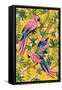 Maximalist Parrots-Yvette St. Amant-Framed Stretched Canvas