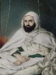 Portrait de l'Emir Abd-El-kader (vue de face)-Maxime David-Framed Stretched Canvas