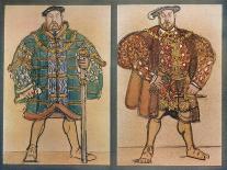 'Costume Designs for Henry VIII (Theatre De L'Opera, Paris, 1920)', c1920, (1923)-Maxime Dethomas-Giclee Print