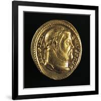 Maximian Hercules Aureus Bearing Head of Maximian, Roman Coins AD-null-Framed Giclee Print