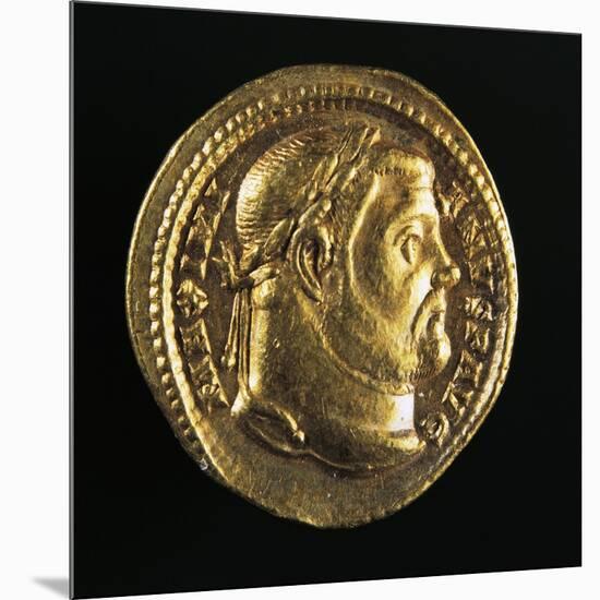 Maximian Hercules Aureus Bearing Head of Maximian, Roman Coins AD-null-Mounted Giclee Print