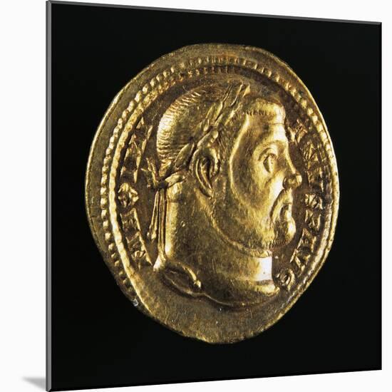 Maximian Hercules Aureus Bearing Head of Maximian, Roman Coins AD-null-Mounted Giclee Print