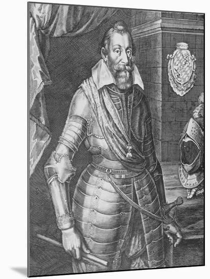 Maximilian I, Elector of Bavaria (Engraving)-Peter Isselburg-Mounted Giclee Print