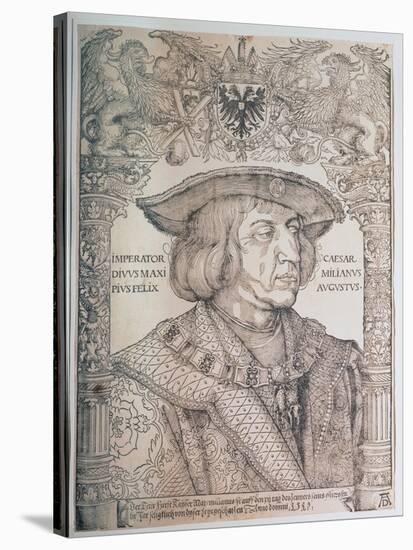 Maximilian I, Emperor of Germany (1459-1519), 1518-Albrecht Dürer-Stretched Canvas