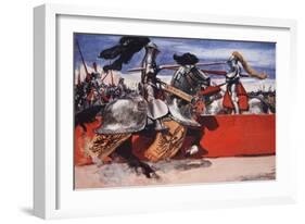 Maximilian Would Often Take Part in Tournaments-Arthur C. Michael-Framed Giclee Print