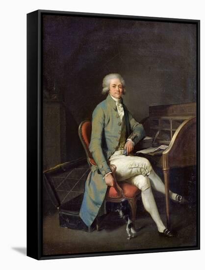 Maximilien de Robespierre-Louis Leopold Boilly-Framed Stretched Canvas