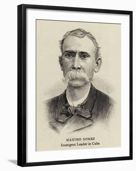 Maximo Gomez-null-Framed Giclee Print