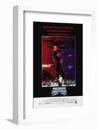 MAXIMUM OVERDRIVE [1986], directed by STEPHEN KING.-null-Framed Photographic Print