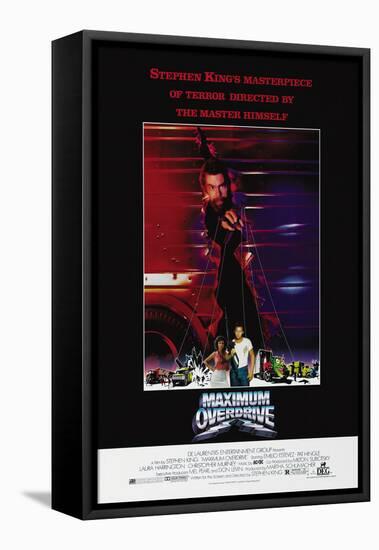 MAXIMUM OVERDRIVE [1986], directed by STEPHEN KING.-null-Framed Stretched Canvas