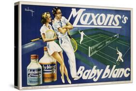 Maxons's Baby Blanc Linen Wash Poster-null-Stretched Canvas