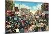 Maxwell Street Market, Chicago, Illinois-null-Mounted Art Print