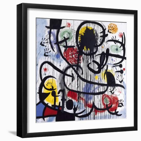 May, 1968-Joan Miro-Framed Giclee Print