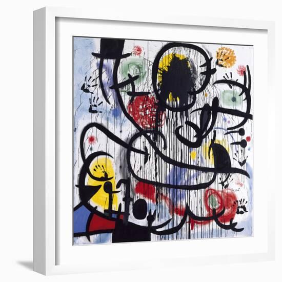 May, 1968-Joan Miro-Framed Giclee Print