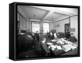 May 4, 1916, Engineering Department-Asahel Curtis-Framed Stretched Canvas