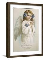 May All Christmas Blessings Be Thine-null-Framed Giclee Print