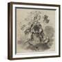 May, an Allegorical Design by W Harvey-null-Framed Giclee Print