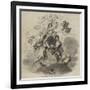 May, an Allegorical Design by W Harvey-null-Framed Giclee Print