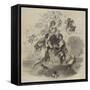 May, an Allegorical Design by W Harvey-null-Framed Stretched Canvas