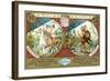 May and June: Gemini and Cancer-null-Framed Giclee Print