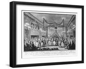 May Ball at Versailles During the Carnival of 1763-Francois Nicolas Martinet-Framed Giclee Print