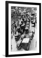 May Bank Holiday Traffic, Bournemouth, 1939-null-Framed Photographic Print