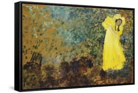 May Belfort on Stage; May Belfort Sur La Scene-Edouard Vuillard-Framed Stretched Canvas