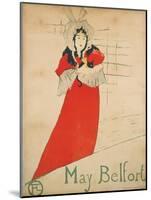 May Belfort-Henri de Toulouse-Lautrec-Mounted Giclee Print