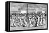 May Day Festivities, 1891-null-Framed Stretched Canvas