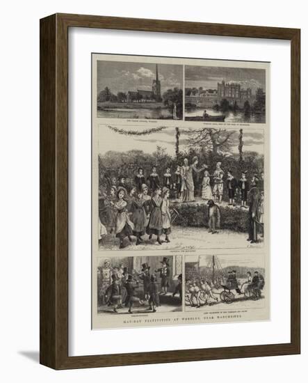 May-Day Festivities at Worsley, Near Manchester-George Goodwin Kilburne-Framed Giclee Print