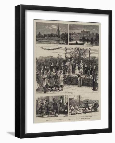 May-Day Festivities at Worsley, Near Manchester-George Goodwin Kilburne-Framed Giclee Print