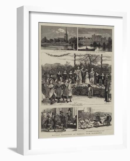 May-Day Festivities at Worsley, Near Manchester-George Goodwin Kilburne-Framed Giclee Print