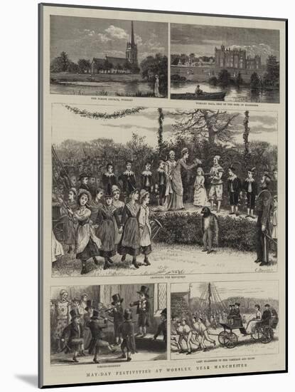 May-Day Festivities at Worsley, Near Manchester-George Goodwin Kilburne-Mounted Giclee Print