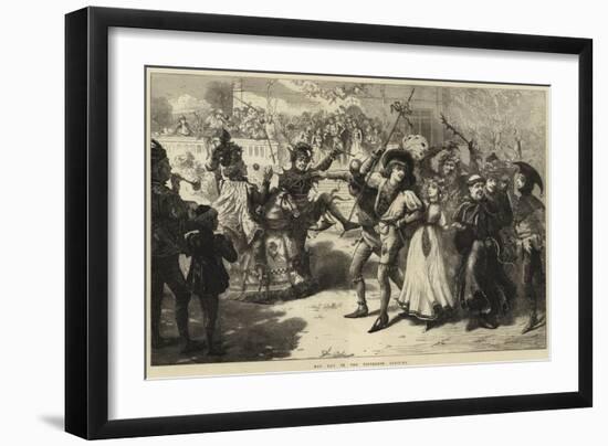 May Day in the Fifteenth Century-Charles Joseph Staniland-Framed Giclee Print