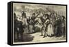 May Day in the Fifteenth Century-Charles Joseph Staniland-Framed Stretched Canvas