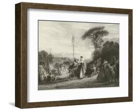 May-Day, in the Reign of Queen Elizabeth-Charles Robert Leslie-Framed Giclee Print