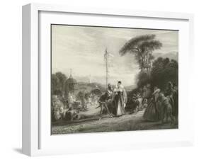 May-Day, in the Reign of Queen Elizabeth-Charles Robert Leslie-Framed Giclee Print