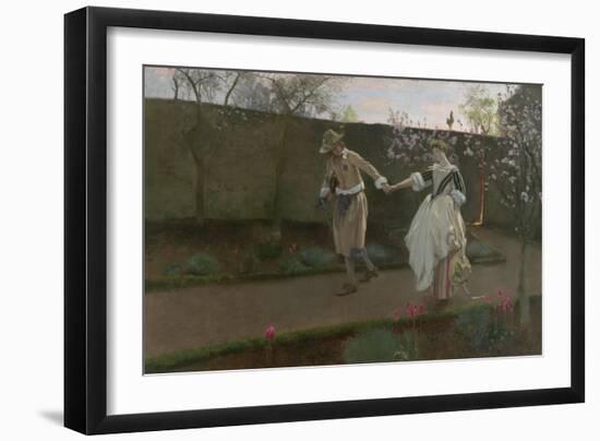 May Day Morning, 1890-94-Edwin Austin Abbey-Framed Giclee Print