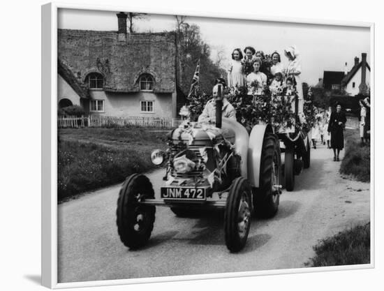 May Day Tractor-Fred Musto-Framed Photographic Print