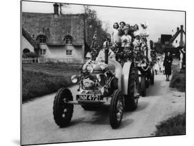 May Day Tractor-Fred Musto-Mounted Photographic Print