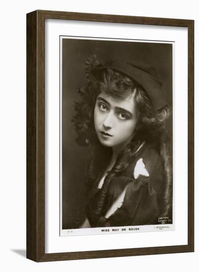 May De Sousa, American Singer and Actress, C1906-J Beagles & Co-Framed Giclee Print