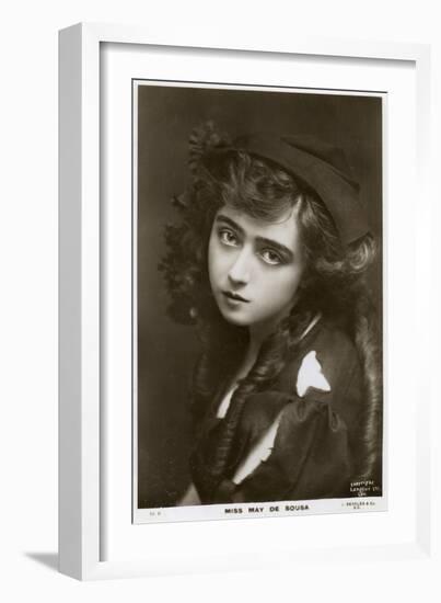 May De Sousa, American Singer and Actress, C1906-J Beagles & Co-Framed Giclee Print