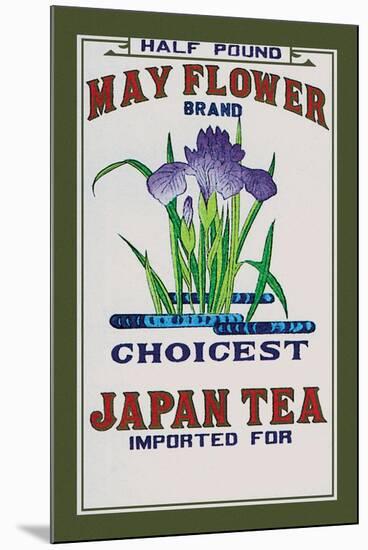 May Flower Brand Tea-null-Mounted Art Print