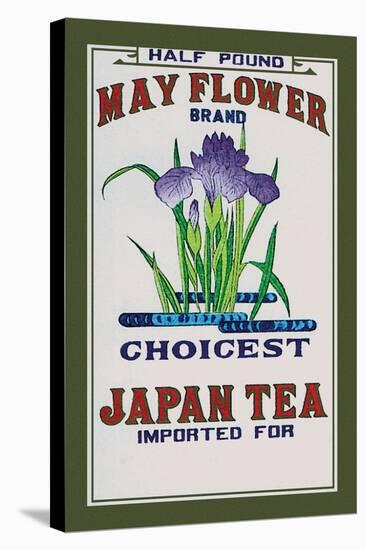 May Flower Brand Tea-null-Stretched Canvas