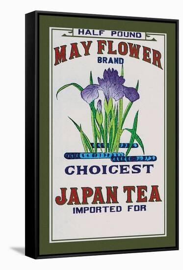 May Flower Brand Tea-null-Framed Stretched Canvas