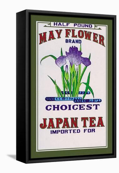 May Flower Brand Tea-null-Framed Stretched Canvas