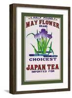 May Flower Brand Tea-null-Framed Art Print