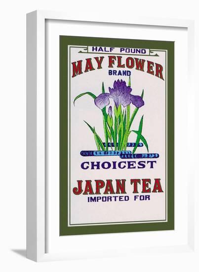 May Flower Brand Tea-null-Framed Art Print